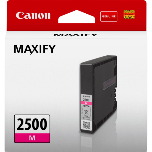 Canon PGI-2500M - 9.6 ml - magenta - originale - serbatoio inchiostro - per MAXIFY iB4050, iB4150, MB5050, MB5150, MB5155, MB5350, MB5450, MB5455